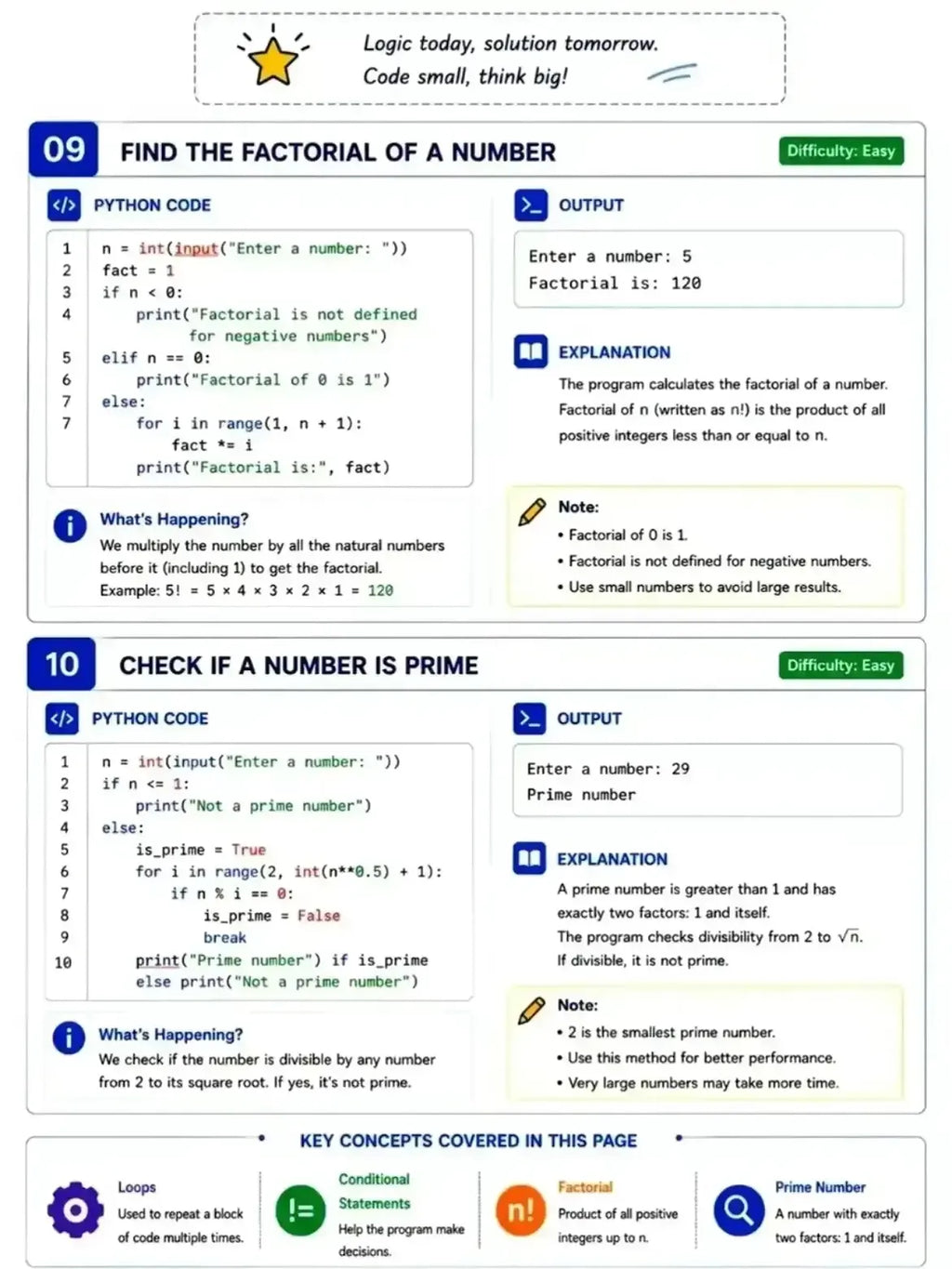 PYTHON 100 PROGRAMS