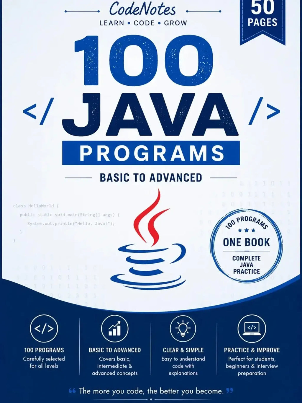 JAVA 100 PROGRAMS
